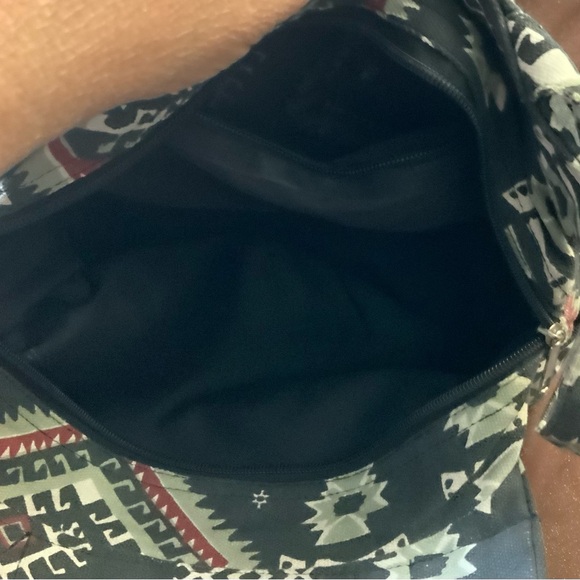 All Fabric Compartment Bohemian Tote - Picture 6 of 9